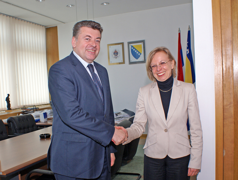 The Speaker of the House of Representatives of the Parliamentary Assembly of Bosnia and Herzegovina Dr. Milorad Živković met with the Ambassador of Germany to Bosnia and Herzegovina